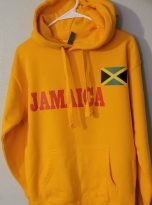 Jamiaca Flag on yello Hoodie (1)