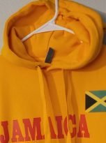 Jamiaca Flag on yello Hoodie (2)