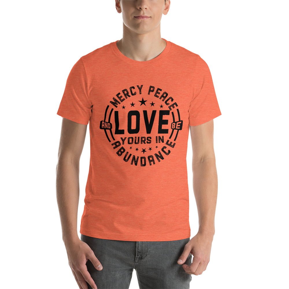 Mercy, Peace, Love Unisex t-shirt - Image 4
