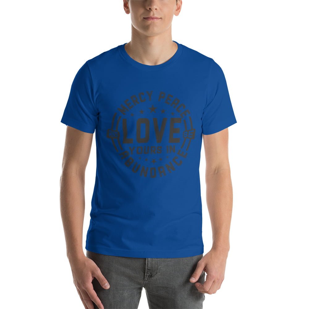 Mercy, Peace, Love Unisex t-shirt - Image 3