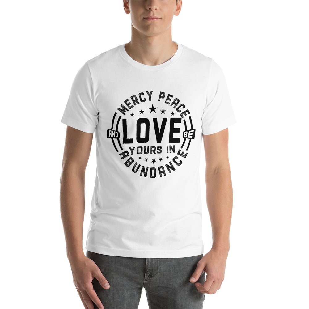 Mercy, Peace, Love Unisex t-shirt - Image 5