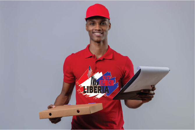 UNISEX Liberia's July 26th Polo Shirts - Image 2